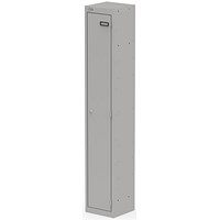 Qube Locker 1 Door 1800mm High Goose Grey