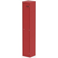 Qube Locker 1 Door 1800mm High Red