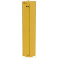 Qube Locker 1 Door 1800mm High Lemon Yellow