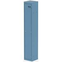 Qube Locker 1 Door 1800mm High Pastel Blue