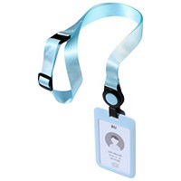 Adjustable Combo Lanyard - Blue