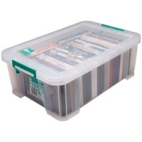 StoreStack Storage Box, Clear, 15 Litre