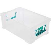 StoreStack Storage Box, 10 Litres, Clear StoreStack Storage Box, 10 Litres, Clear