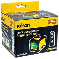 Rolson Cross Line Green Laser Level Pack of 12 50550