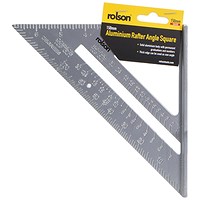Rolson Aluminium Rafter Angle Square 150mm Pack of 12 50855