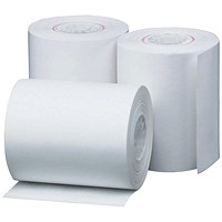 Prestige Thermal Paper Roll, 57x30x12.7mm, White, Pack of 20
