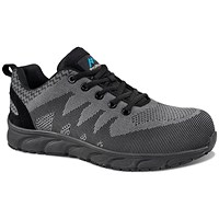 ProMan Atlanta Safety Trainers, Black & Grey, 7