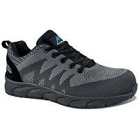 ProMan Atlanta Safety Trainers, Black & Grey, 9