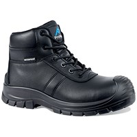 ProMan Baltimore Waterproof Safety Boots, Black, 10
