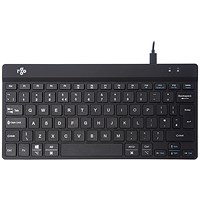 R-Go Compact Break Keyboard, Wired, Black