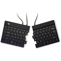 R-Go Split Break v2 Wireless QWERTY UK Keyboard Black