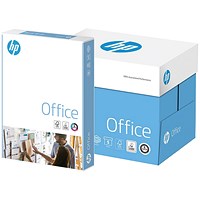HP A4 Office Paper, White, 80gsm, Box (5 x 500 Sheets)