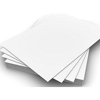 Everyday A4 Coloured Card, White, 205gsm, Pack of 20 Sheets