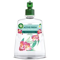 Air Wick Active Fresh Aerosol-Free Spray Refill, Eucalyptus and Freesia, 228ml