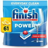 Finish Power All In One Dishwasher Tablets Lemon Pack of 61