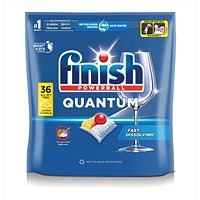 Finish Quantum Lemon Dishwasher Tabs (Pack of 36)