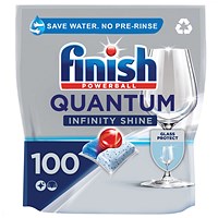 Finish Quantum Infinity Shine Dishwasher Tablets, Pack of 100