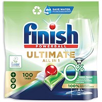 Finish Ultimate All in One Dishwasher Tablets, Pack of 100
