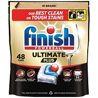 Finish Ultimate+ Dishwasher Tablets 48 Tablets Fresh Pack of 6