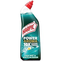 Harpic Power Aroma Toilet Gel Seamist + Blossom 750ml (Pack of 12)