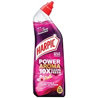 Harpic Toilet Cleaning Gel 750ml Jasmine/Cherry Pack of 4