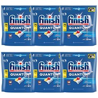 Finish Quantum Lemon Dishwasher Tabs 6x36 Tabs (Pack of 216)