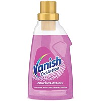 Vanish Gold Pink Gel Laundry Stain Remover 750ml Pack of 6
