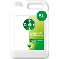 Dettol Aloe Vera Antibacterial Hand Sanitiser Gel, 5 Litre