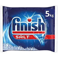 Finish Dishwasher Salt Bag 5kg (Pack of 4)