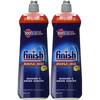 Finish Rinse Aid Regular 800ml (Pack of 12)