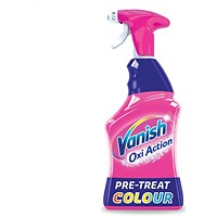Vanish Oxi Action Fabric Stain Remover Spray, 500ml, Pack of 6 Vanish Oxi Action Fabric Stain Remover Spray, 500ml, Pack of 6