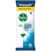 Dettol Biodegradable Disinfectant Wipes 6x126 (Pack of 756)