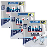 Finish Quantum Infinity Shine Dishwasher Tablets, 3 Pack Saver Bundle