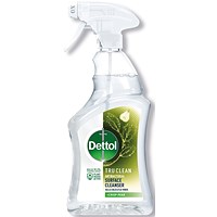 Dettol Tru Clean Surface Cleanser Spray, Crisp Pear, 750ml, Pack of 6