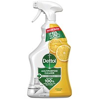 Dettol Multipurpose Cleaner Spray Sparkling Lemon 1L Pack of 6