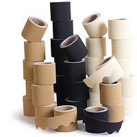 Natural Corrugated Border Rolls Assorted (Pack of 36)