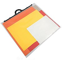 A2 Portfolios with Handle Polythene Clear (Pack of 10) A2