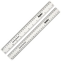 Shatterproof Rulers 30cm Clear (Pack of 100)