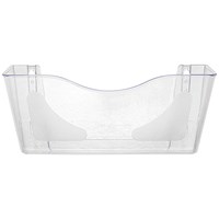 Deflecto Crystal Landscape Literature Holder A4