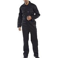 Beeswift Regular Boilersuit, Black, 36