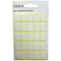 Blick White 12x18mm Labels (3500 Pack) RS002758 Blick White 12x18mm Labels (3500 Pack) RS002758