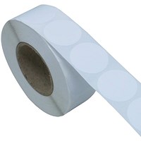 Blick Labels in Dispensers Round 19mm White (Pack of 1400) RS005551