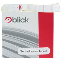 Blick Labels in Dispensers 24x37mm White (Pack of 640) RS008750