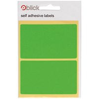 Blick Green Fluorescent Labels in Bags 50x80mm (Pack of 160) RS010654 Blick Green Fluorescent Labels in Bags 50x80mm (Pack of 160) RS010654
