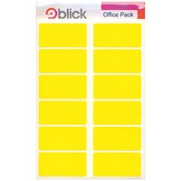 Blick Labels in Office Packs 25mmx50mm Yellow (Pack of 320) RS020158 Blick Labels in Office Packs 25mmx50mm Yellow (Pack of 320) RS020158