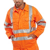 Beeswift Railspec Jacket, Orange, 40
