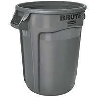 Rubbermaid Vented Brute Recycling Bin 121 Litre Grey