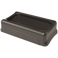 Rubbermaid Slim Jim Swing Lid, Black