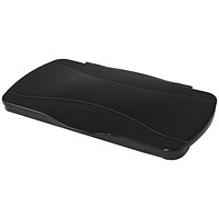 Rubbermaid Slim Jim Hinge Lid, Black