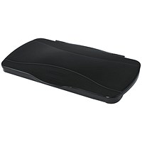 Rubbermaid Slim Jim Hinged Lid Black (For use with Slim Jim Waste Containers)